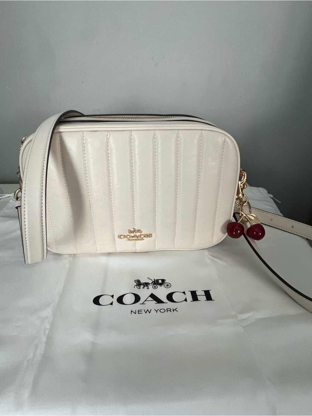 Coach Jes quilted crossbody bag with matching wallet